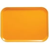 Cambro 10-7/16" x 12-3/4" (26.5x32.5 cm) Food Trays, 12PK, Mustard, 2632-504