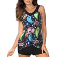 thumbnail image 1 of Gibobby Conjunto de traje de baño de bikini Mujer Bañadores Tankini 2 Piezas Traje de baño normal Talle Trajes de baño Deportes Vacaciones Sexy / Con Tir(A,G), 1 of 5