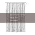 thumbnail image 6 of Shower Curtain Liner, 4G PEVA Marble Cloud Shower Liner, Plastic Waterproof Shower Curtains, 72x72 inch with Grommet Holes 3 Magnetic Weights, 6 of 6