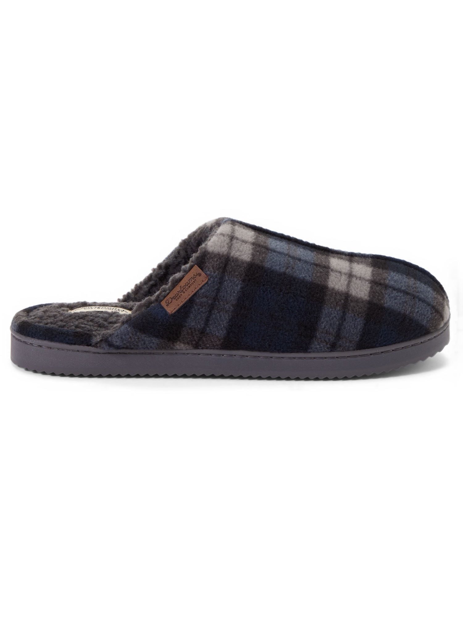 Dearfoams Cozy Comfort Men's Jeremiah Scuff Slippers Sizes 7-14