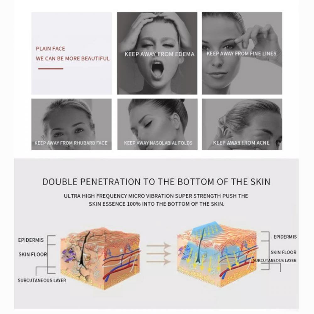 SDOTXA Six-in-one Ultrasonic Slimming Device LED Color Light Massage Device