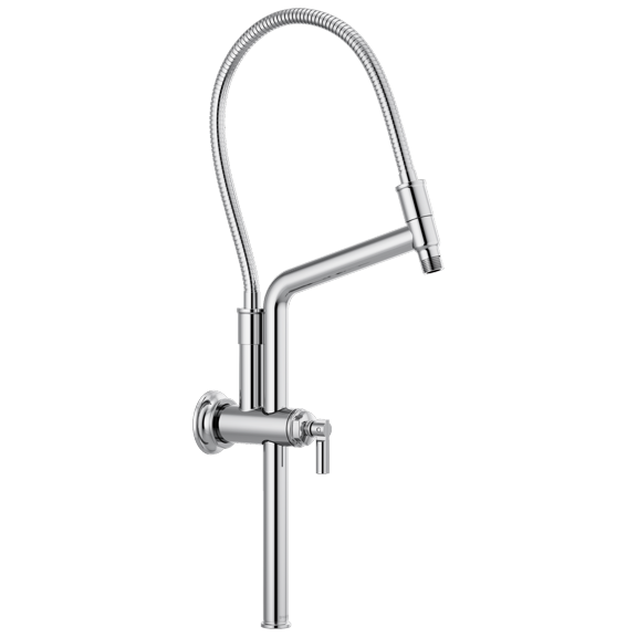 Brizo Brizo Universal Showering: 10 7/16" Classic Slide Bar Shower Arm And Flange