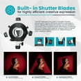 thumbnail image 6 of Flashpoint BFP Optical Spot Flash Projection Attachment for Bowens Mount, Godox BFP, 6 of 10