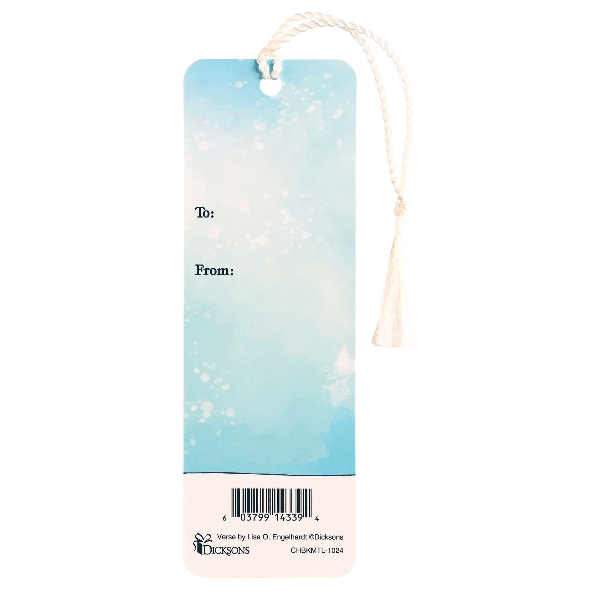 Dicksons Christmas in Your Heart 6 Inch Paper Keepsake Bookmark with Tassel Pack of 12