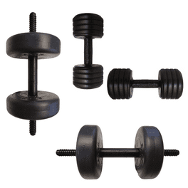 Athletic Works Set De Mancuernas 40 Kg Set De Pesas 40LB Athletic