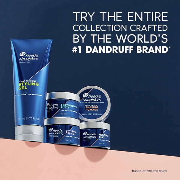 Head and Shoulders Mens Dandruff Texturizing Putty, High Hold, 3 oz