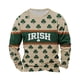thumbnail image 2 of Ceisia men's Loose Fit Crew Neck Long Sleeve Waffle Knit Top for Holiday Casual Wear Green L Gifts, 2 of 3