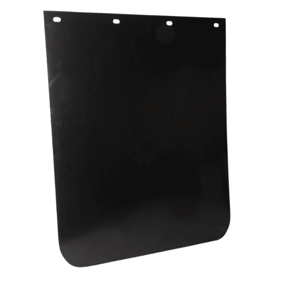 Poly-Jec 24X30PB Standard Black Mud Flap Pair 3/16" for Universal Trucks