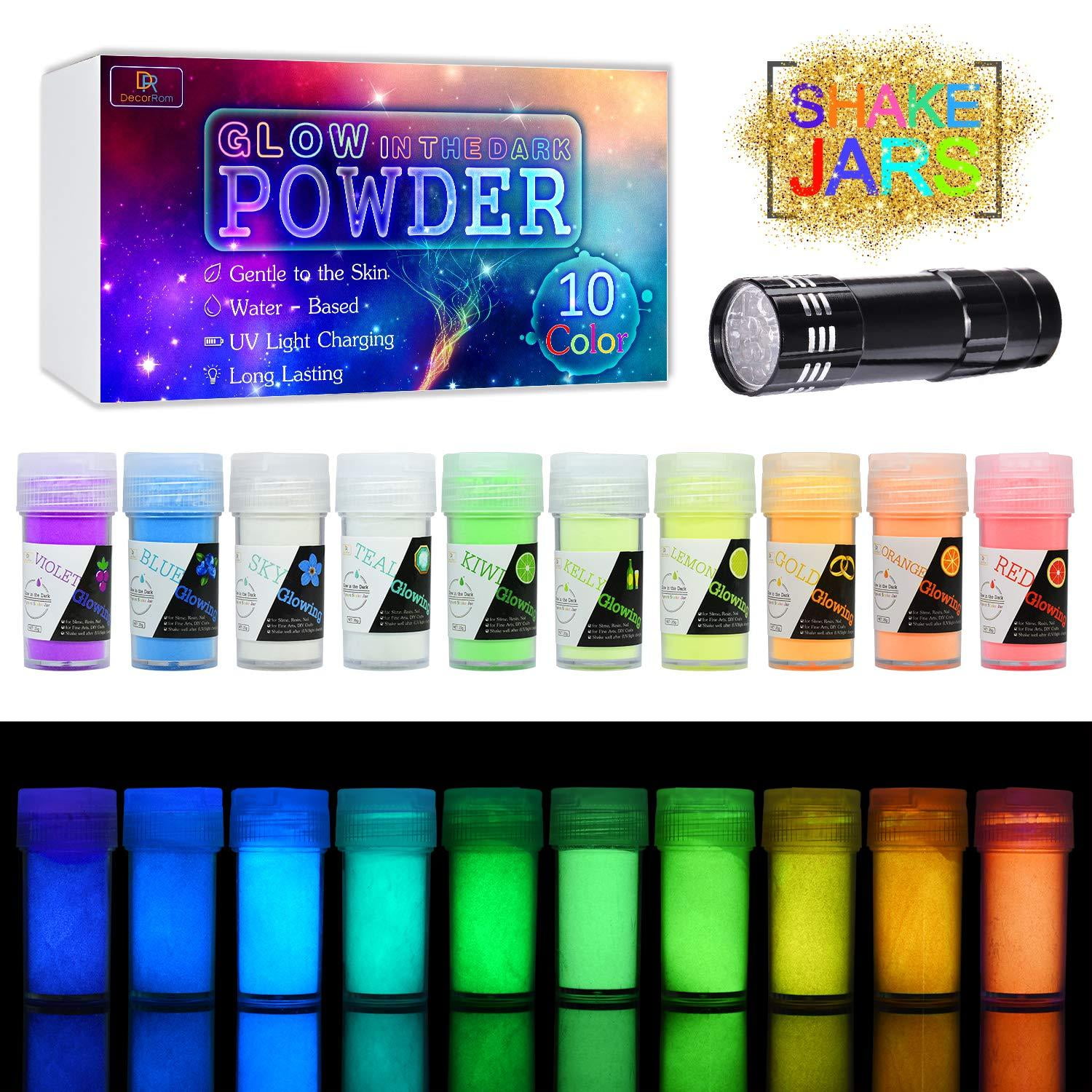 epoxy fluorescente luminous pigmenti epoxi polvere pulver lampada pittura pigmento polvo 20g epossidica decorrom epoxidharz migliore bommel lámpara ongles peinture
