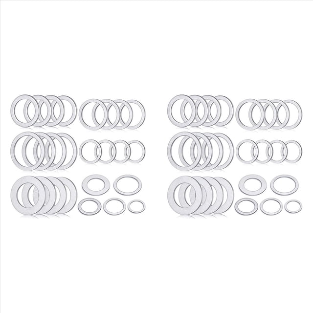 40 Pcs Saw Blade Bushing Set Saw Blade Adapter Ring Saw Blade Spacer,for Saw Blade, Marble Blade Inner Hole Conversion,,2set x Saw blades adapter rings,Silver