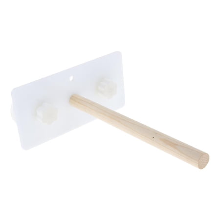 Portable Suction Cup Bird Window And Shower Perch Toy for Parrot Macaw Cockatoo African Greys Budgies Parakeet S01