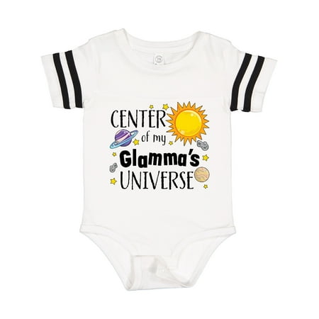 

Inktastic Center of My Glamma s Universe Gift Baby Boy or Baby Girl Bodysuit