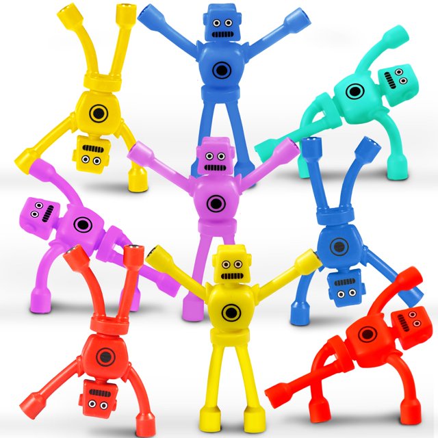 Juguetes de viaje magnéticos Robot Hombre CHESLICR, 10 piezas