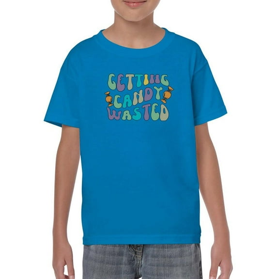 Getting Candy Groovy Style T-Shirt Juniors -Image by Shutterstock, Large