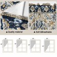 thumbnail image 5 of Swag Valance Curtains for Windows, Boho Navy Blue Light Filtering Kitchen Curtains with Rod Pocket, Vintage Southwestern Geometric Ethnic Window Treatment Valances for Living Room, 28x36 - 2 PCS, 5 of 9