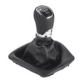 thumbnail image 1 of Perilla de cambio de marchas Unique Bargains con cubierta, perilla de palanca de cambios manual de 5 velocidades para Skoda Octavia 2004-2013, cuero sintético, 1 of 6