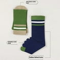 thumbnail image 3 of Unisex Toe Socks Five Finger Socks for Fall Crew Socks Series 20, 3 of 8