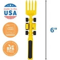 thumbnail image 3 of Constructive Eating Set of 3 Construction Utensils - Made in USA - Silverware for Toddlers and Kids - Made With Materials Tested for Safety, 3 of 9