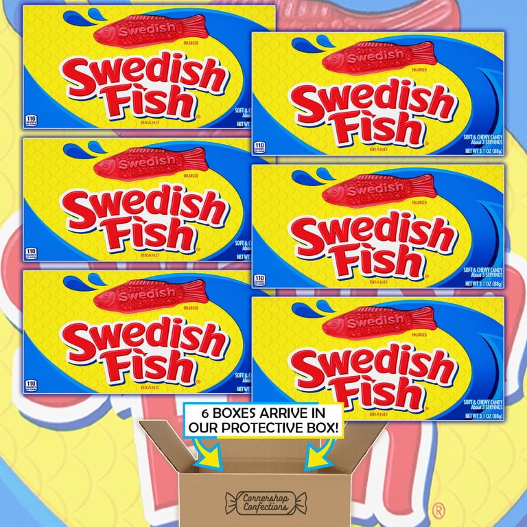 big box of swedish fish Mini Tropical Soft & Chewy Candy, 12 Chewy Candy offers a fun bite Swedish Fish Soft & Chewy