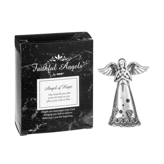 Ganz ER64952 Angel of Hope Faithful Angel Figurine, 3.63-inch Height