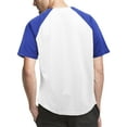 thumbnail image 2 of Hat and Beyond Mens Button Down Baseball Two Tone Tee Hip Hop Fashion Inspired Raglan Athletic Fit Jersey, 2 of 6