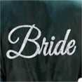 thumbnail image 4 of LYMAYTER Wedding Kimono Robe‌ for Women's Long Satin Rhinestones Bridal Party Bathrobe Dress S-2XL, 4 of 7
