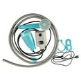 thumbnail image 2 of Portable Camping Shower Shower Head with Water Pump, 2200mAh Removable Rechargeable Battery, USB Cable, for Camping Hiking Travel Garden-Blue, 2 of 9