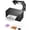 Black, variant on Thermal Shipping Label Printer with Stand, 4x6 Label Printer for Small Business, Compatible with , Android, Windows & , Works with USPS Shopify (White)