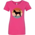 thumbnail image 3 of Inktastic Chihuahua Dog Retro Sunset Women's T-Shirt, 3 of 5
