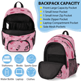 thumbnail image 5 of Herdesigns Musical Notes Backpack with Lunch Box Pink Love Lightweight Large Travel Work Laptop Backpacks Set Casual Daypacks, 5 of 8