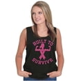 thumbnail image 5 of Built Survive Breast Cancer Awareness Tank Top Tee Shirt Women Brisco Brands S, 5 of 6