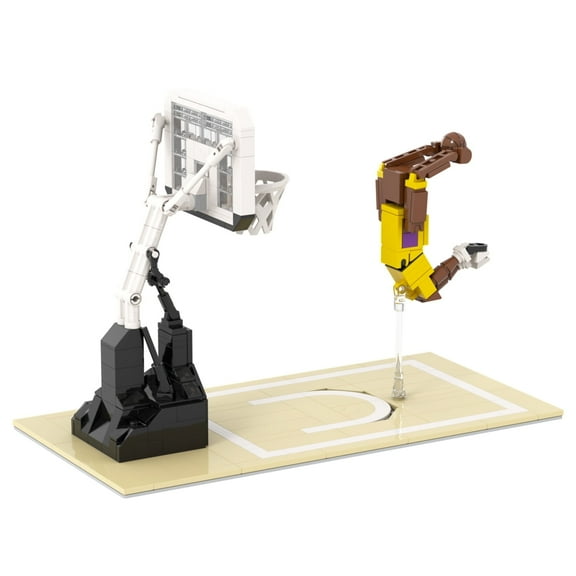 MOOXI 2 Basketball Players Basketball Shooting Moment Action Figures Building Set,Classic Creative Building Blocks Children Kit,Gifts for Kids(360pcs)