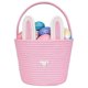 thumbnail image 1 of Cesta de Pascua para niños y bebés, cesta de Pascua para bebé con asa, cesta vacía para huevos de conejito, cestas de Pascua para niños, niñas, bebés, cesta de regalo de Pascua personalizada (rosa), 1 of 4