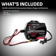 thumbnail image 4 of Schumacher Electric Battery Charger, Maintainer, and Desulfator - SC1300 3-in-1, Fully Automatic, 1.5 Amp, 6 Volt and 12 Volt, Mountable for Cars, Motorcycles, Lawn Tractors, Power Sports, 4 of 7