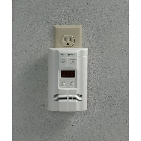 Kidde 900-0113-02, Nighthawk White, Digital Display AC Plug-in, Electrochemical Carbon Monoxide Alarm