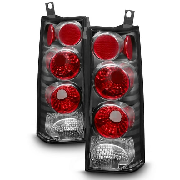 Black 2003-2023 Chevy Express/ GMC Savana Van Tail Light Brake Lamps Left Right