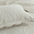 thumbnail image 5 of MarCielo 3-Piece Elegant Beige Coverlet Sets, King, 5 of 7