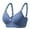 D666/Blue, variant on Afdoent Bras for Women Comfortable Large Sized No Underwire Gathering Large Cup Thin Bra Breathable