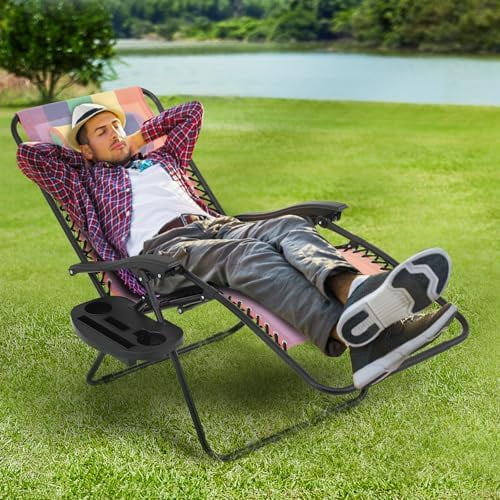 Oversized Zero Gravity Chair Lounge Chair Set of 2, 29In XL