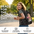 thumbnail image 5 of KUIFORTI Reading Capybara Backpack for Boy for Elementary Primary Middle School Kid School Bag Set 4 Piece Lightweight Boys Bookbag Pencil Bags Water Bottle Sleeve, 5 of 7