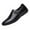 Black, variant on Qertyioot Men's Leather Shoes New Men's Casual Shoes Youth Trend Fashion Soft Sole