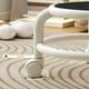 thumbnail image 5 of Pisexur Batería de cocina Taburete pequeño con ruedas y asiento bajo con ruedas giratorias de 360 grados, cómodo, transpirable y ergonómico. para la cocina del hogar, 5 of 6