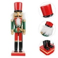 thumbnail image 2 of 1pc Wooden Walnut Soldier Nutcracker Puppet  Soldier Toys Home Decor Ornament, 2 of 6