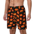 thumbnail image 1 of Balery Pumpkin Fallen Leaves Bañador para hombre, shorts de playa de secado rápido con entrepierna y forro de compresión-3X-Large, 1 of 6