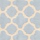 thumbnail image 3 of SAFAVIEH Cambridge Leonard Geometric Wool Area Rug, Light Blue/Ivory, 4' x 4' Square, 3 of 6