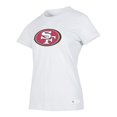 thumbnail image 2 of NFL Playera Aficionado Básica San Francisco 49ers Blanco para Mujer, Talla Extra Grande, 2 of 5