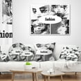 thumbnail image 4 of Designart Collage of Girl Faces - Abstract Portrait Throw Pillow - 12x20, 4 of 5