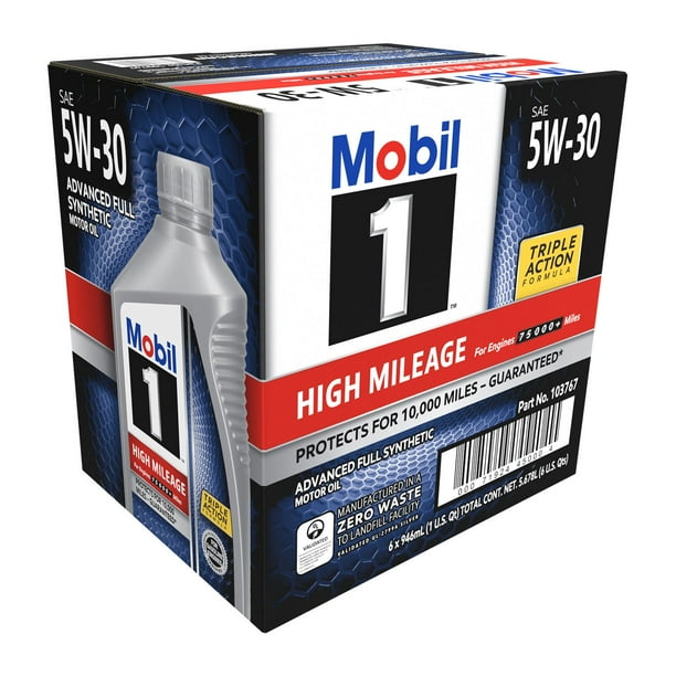 モービル1　Mobil 1　5W-30 　5L Mobil 1 Advanced Full Synthetic, 5W30, 5 qt. - 0000002839
