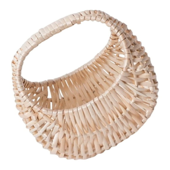 Flower Girl Basket Wicker Basket Weaving Basket Flower Storage Basket Decorative Basket