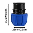 VMWMSSR Pipe Quick Connect Coupling Fitting, Heavy Duty Plastic ...